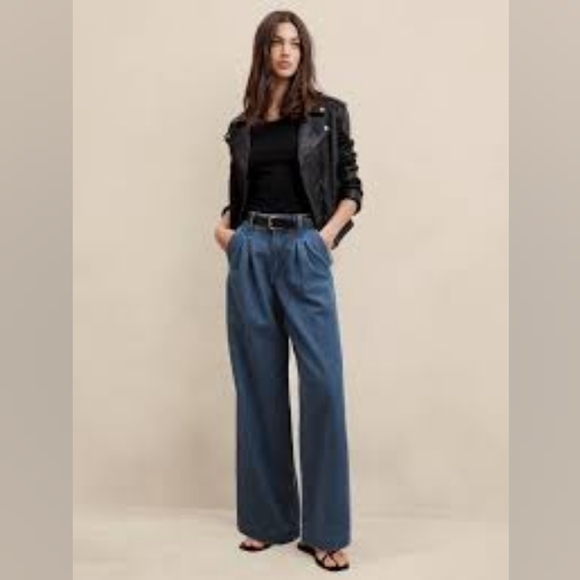 LUXE HIGH-RISE TROUSER JEAN - Picture 1 of 5
